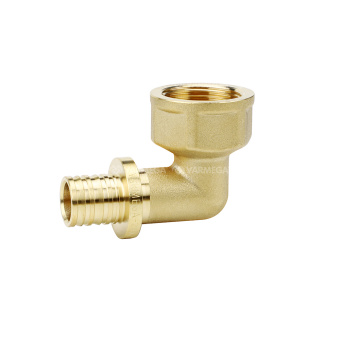Угол латунный Varmega Slide-fit с внутренней резьбой 16*1/2